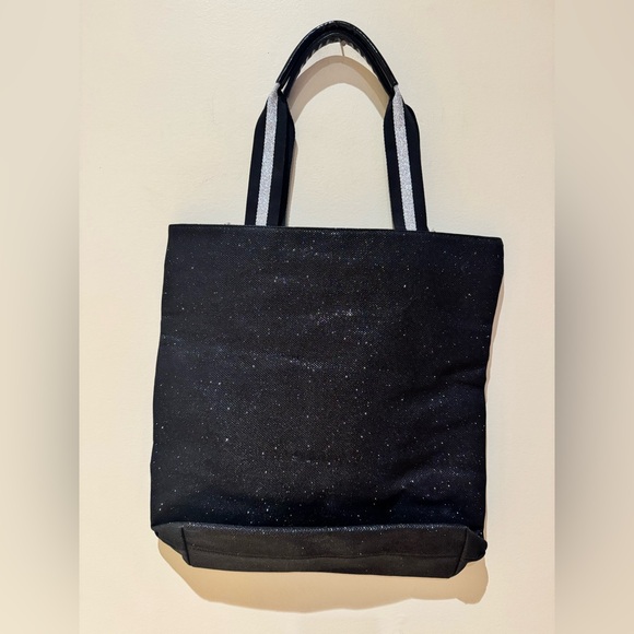 Victoria's Secret Black and Silver Heart Tote - Picture 4 of 6